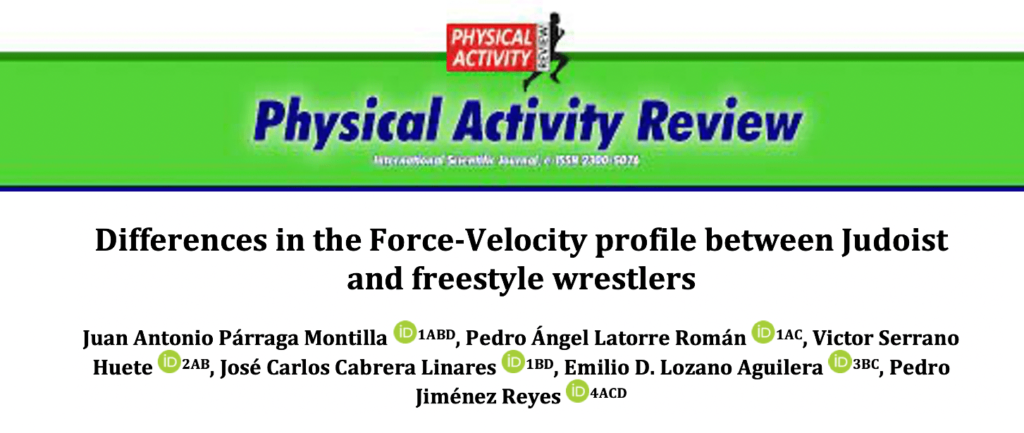 Force-Velocity profile in judo athletes - Judo Training